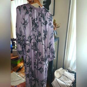 A New Day Lavender and Green Dress